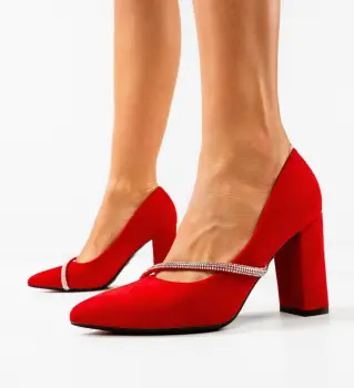 Pantofi dama Pherick Rosii imagine