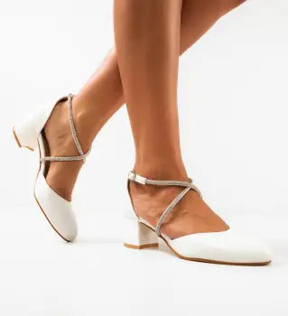 Pantofi dama Plikam Albi imagine