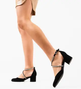 Pantofi dama Plikam Negri imagine