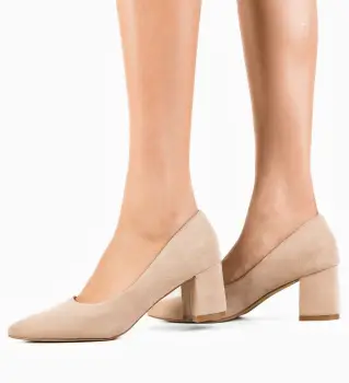 Pantofi dama Popeq Bej imagine