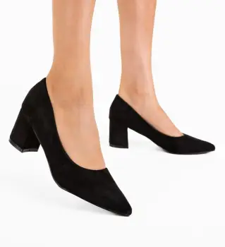 Pantofi dama Popeq Negri imagine