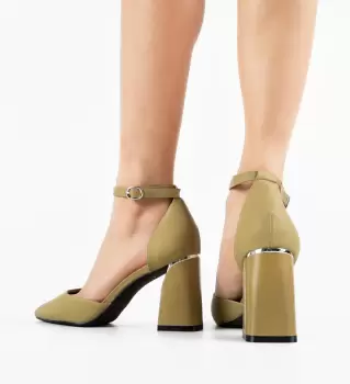 Pantofi dama Popey Khaki imagine