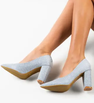 Pantofi dama Potter Argintii imagine