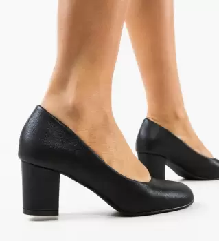 Pantofi dama Pozal Negri 2 imagine