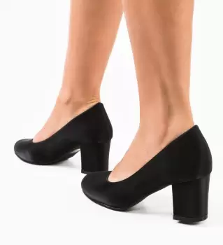 Pantofi dama Pozal Negri 3 imagine