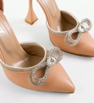 Pantofi dama Preloat Bej imagine