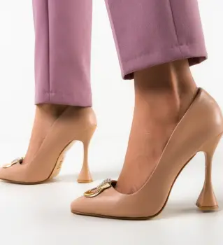 Pantofi dama Provok Nude imagine