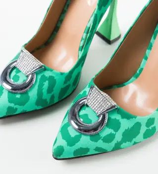 Pantofi dama Provok Verde imagine