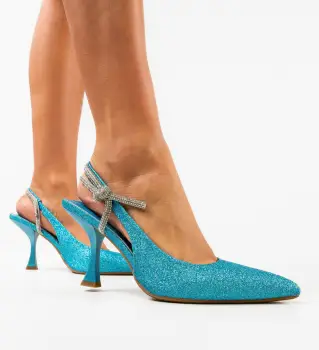 Pantofi dama Qam Albastri imagine