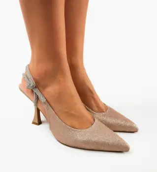 Pantofi dama Qam Aurii imagine