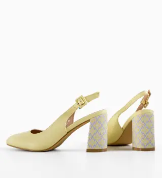 Pantofi dama Rafda Galbeni imagine