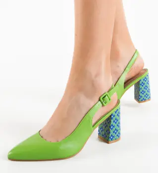 Pantofi dama Rafda Verzi imagine