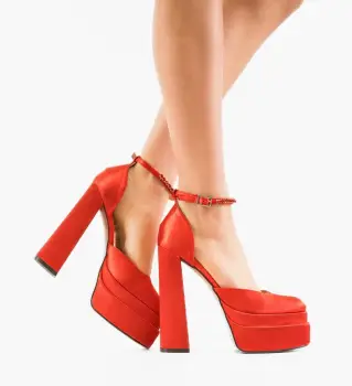 Pantofi dama Rahim Rosii imagine