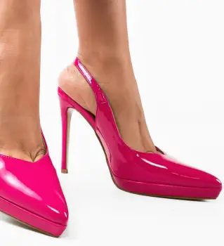Pantofi dama Rajendra Fuchsia imagine