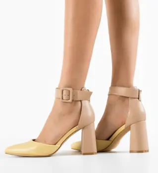 Pantofi dama Ramzam Galbeni imagine