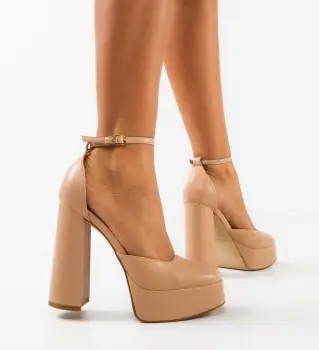 Pantofi dama Reuben Nude imagine
