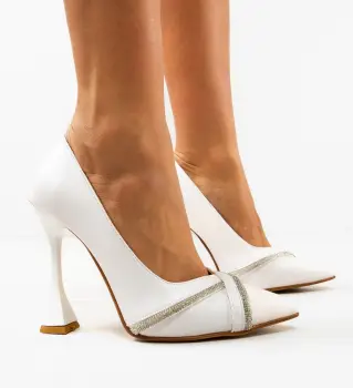 Pantofi dama Revuele Albi imagine