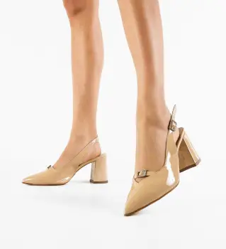 Pantofi dama Rich Bej imagine