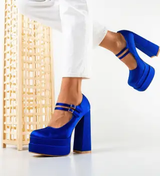 Pantofi dama Rivera Albastri imagine