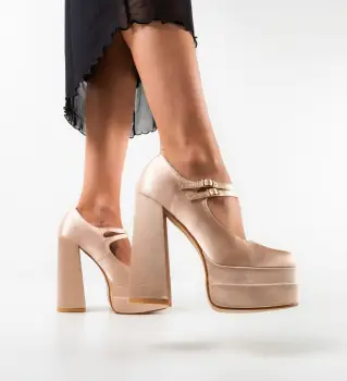 Pantofi dama Rivera Bej imagine