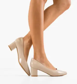 Pantofi dama Rose Bej imagine