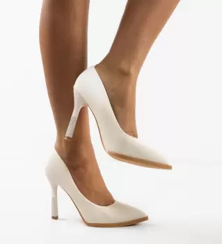 Pantofi dama Sadeas Bej imagine