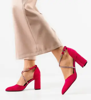 Pantofi dama Saekya Fuchsia imagine