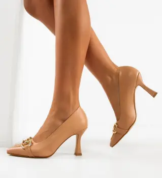 Pantofi dama Sakaj Bej imagine