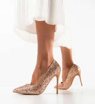 Pantofi dama Samiya Bronze imagine