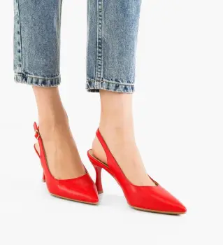 Pantofi dama Sanders Rosii imagine