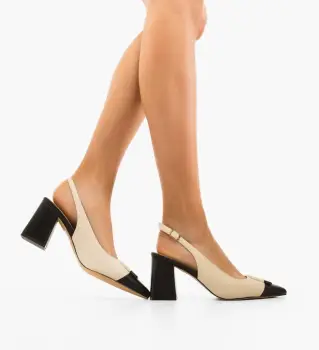 Pantofi dama Sandy Bej imagine