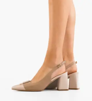 Pantofi dama Sandy Khaki imagine