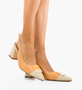 Pantofi dama Sandy Portocalii imagine