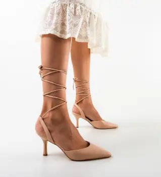 Pantofi dama Sanford Nude imagine