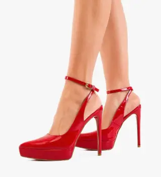 Pantofi dama Sarinne Rosii imagine