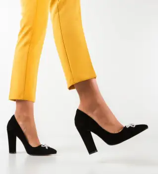 Pantofi dama Saxona Negri imagine