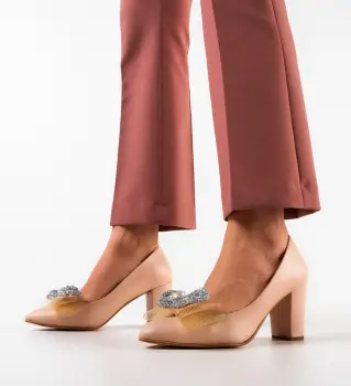 Pantofi dama Scar Bej imagine