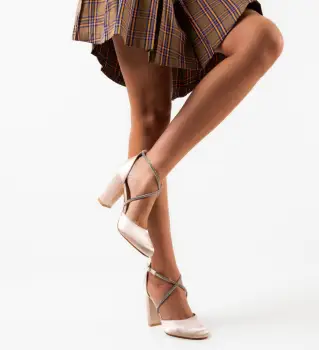 Pantofi dama Semnak Bej imagine