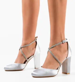 Pantofi dama Semnak Gri imagine