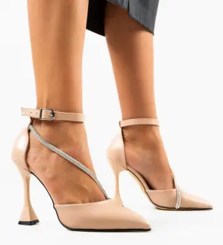 Pantofi dama Seray Bej imagine