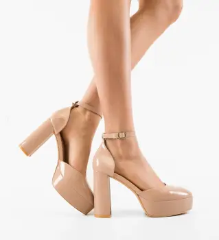 Pantofi dama Shah Beige imagine