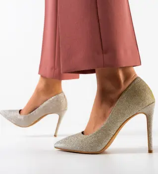 Pantofi dama Sharp Aurii imagine