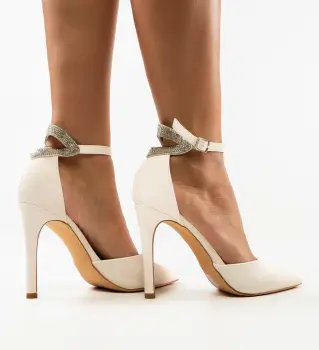 Pantofi dama Sneha Bej imagine