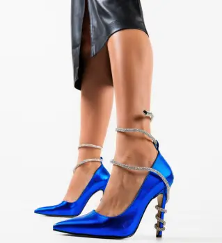 Pantofi dama Sneiki Albastri imagine