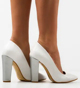 Pantofi dama Sorca Albi imagine