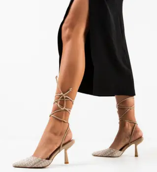 Pantofi dama Steele Bej imagine