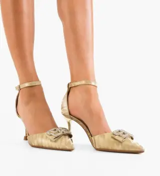 Pantofi dama Stueck Aurii 2 imagine