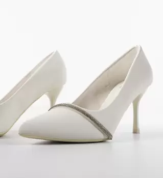 Pantofi dama Stylosa Albi imagine