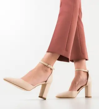 Pantofi dama Swarte Bej imagine