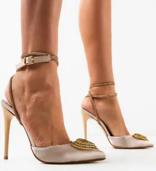 Pantofi dama Tabaga Bej imagine